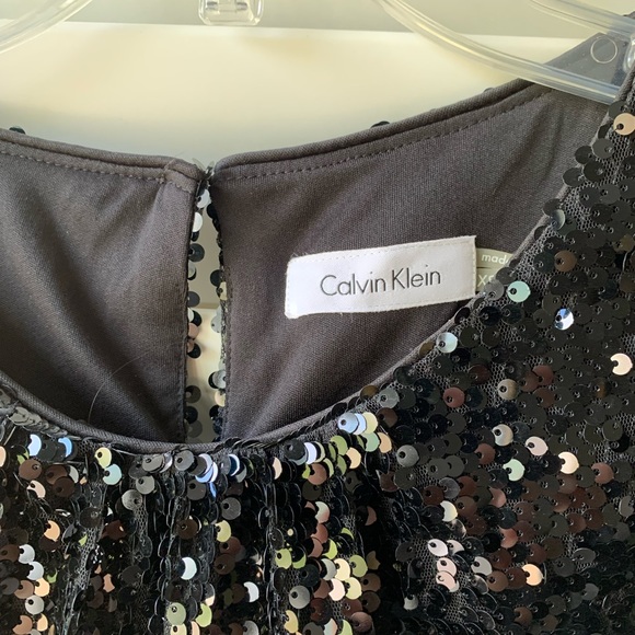 NWOT Calvin Klein Sequin Top - Picture 6 of 6